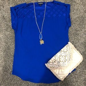 Express Royal Blue Blouse